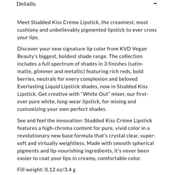 SOLD! 🆕"BowNArrow"Kat Von D Everlasting Lipstick - Picture 7 of 11